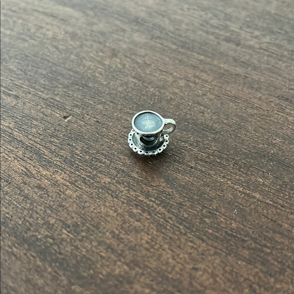 Silver Teacup Charm